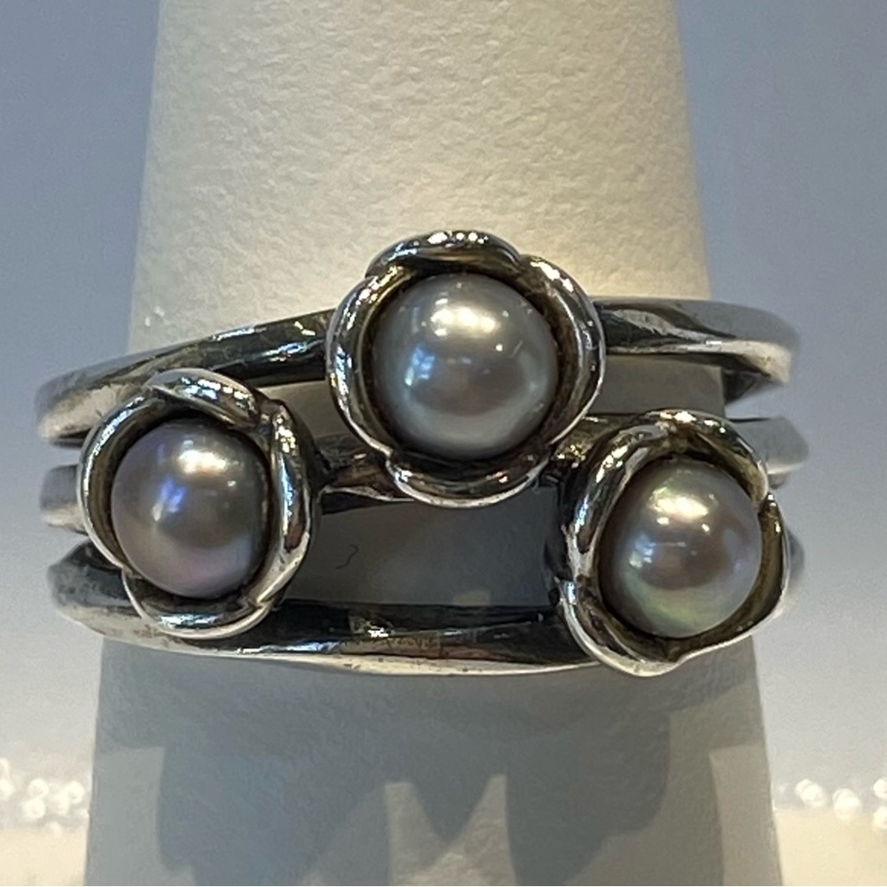 Pandora Triple Bloom Ring